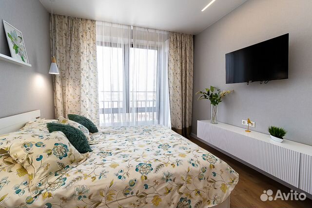 

1-к. квартира, 38 м², 2 кровати