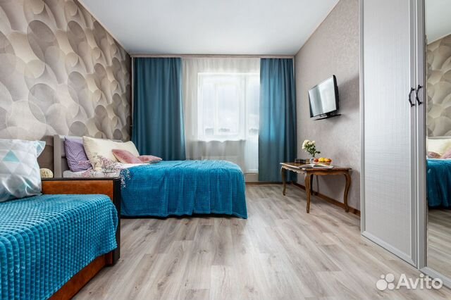 

1-к. квартира, 45 м², 3 кровати