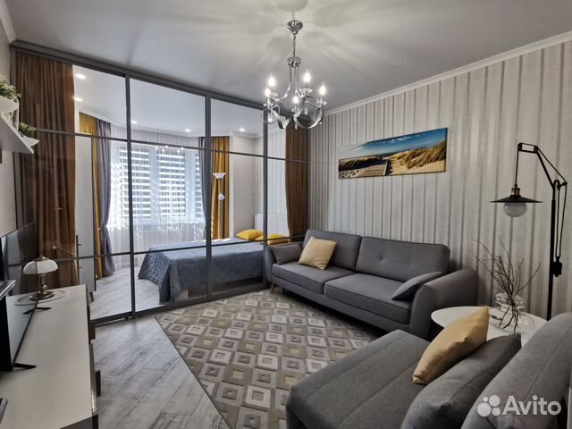 

1-к. квартира, 40 м², 2 кровати