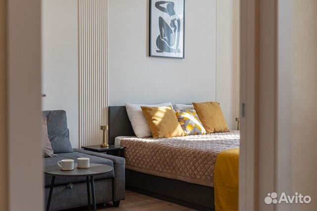 

1-к. квартира, 45 м², 2 кровати