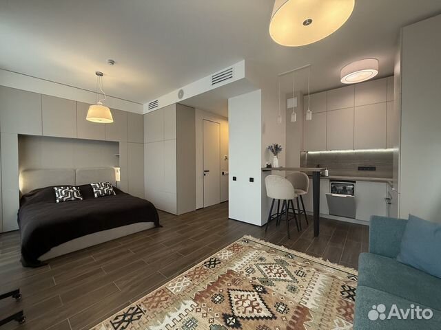 

Квартира-студия, 34 м², 1 кровать