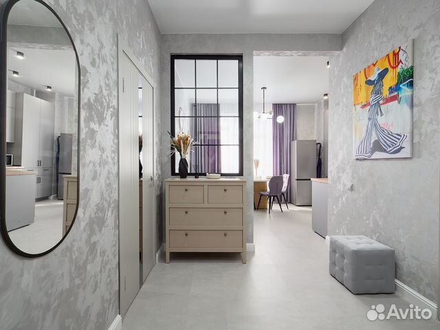 

1-к. квартира, 45 м², 2 кровати