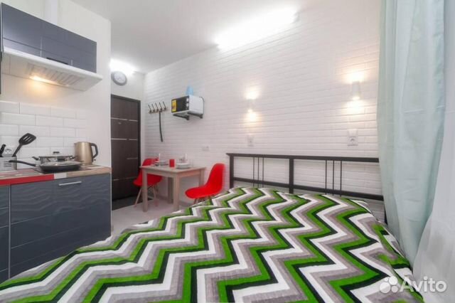 

Квартира-студия, 14 м², 1 кровать
