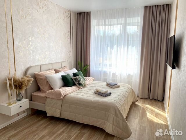 

1-к. квартира, 42 м², 2 кровати