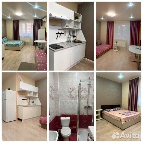 

Квартира-студия, 35 м², 2 кровати