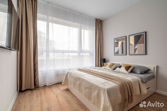 

Квартира-студия, 35 м², 2 кровати
