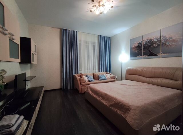 

1-к. квартира, 38 м², 2 кровати