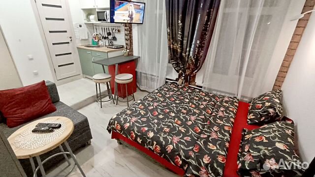 

Квартира-студия, 18 м², 2 кровати