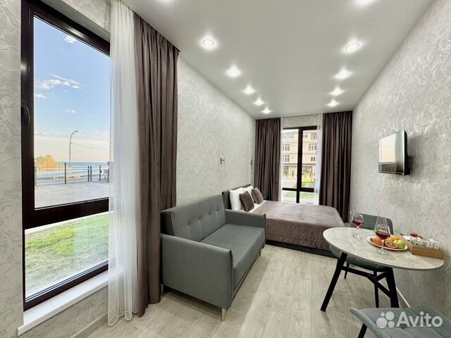 

Квартира-студия, 27 м², 2 кровати
