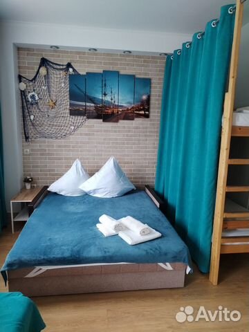 

Квартира-студия, 30 м², 3 кровати