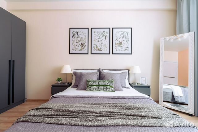 

1-к. квартира, 36 м², 2 кровати