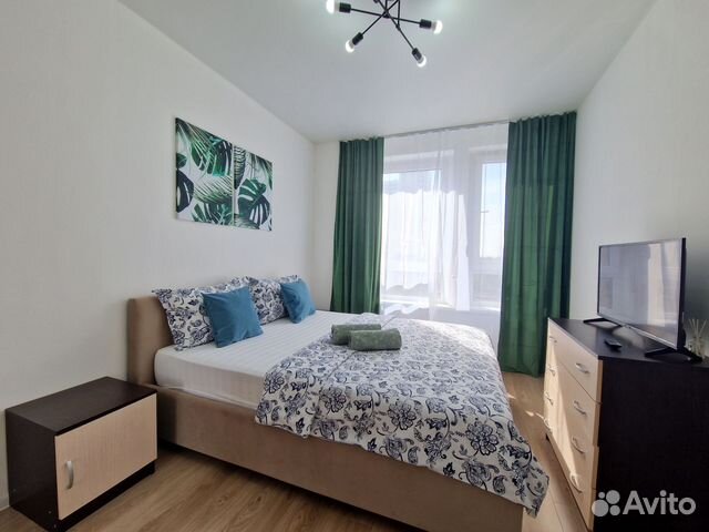 

1-к. квартира, 41 м², 2 кровати