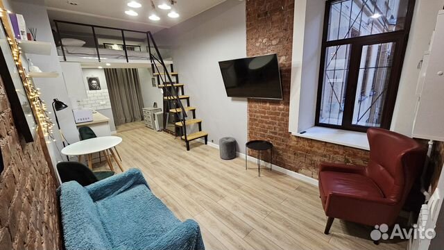

Квартира-студия, 28 м², 2 кровати