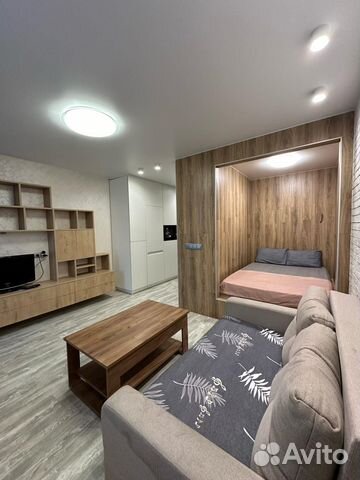 

Квартира-студия, 32 м², 2 кровати
