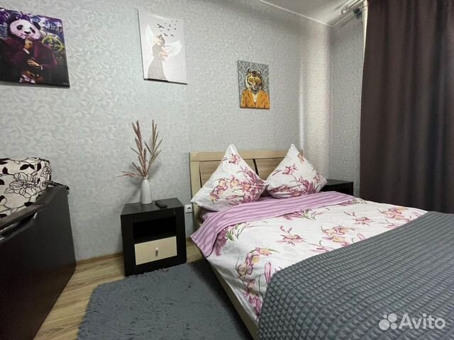 

1-к. квартира, 42 м², 3 кровати