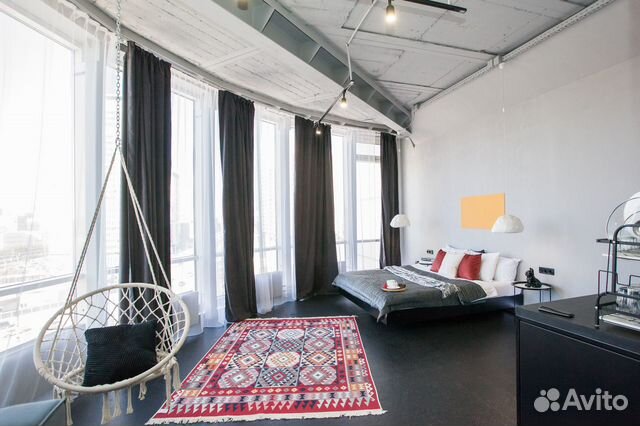 

Квартира-студия в апарт-отеле, 50 м², 2 кровати