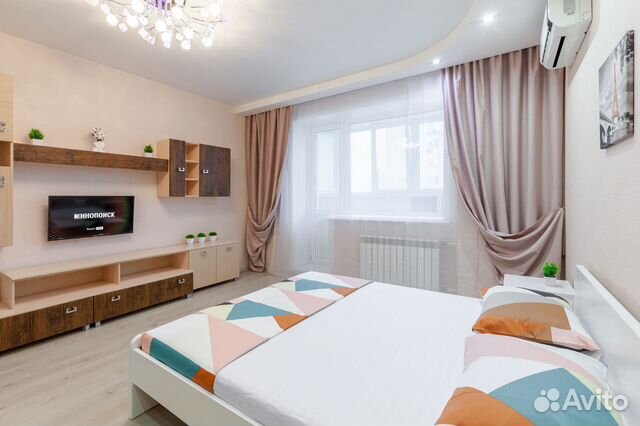 

1-к. квартира, 52 м², 2 кровати