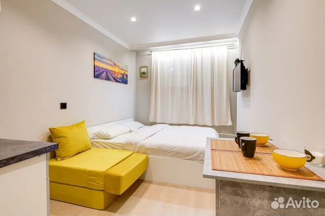 

Квартира-студия, 17 м², 2 кровати