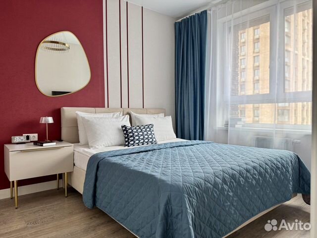 

1-к. квартира, 38 м², 2 кровати