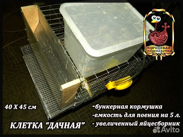 Клетка для перепелов "Дачная" купить на Зозу.ру - фотография № 1