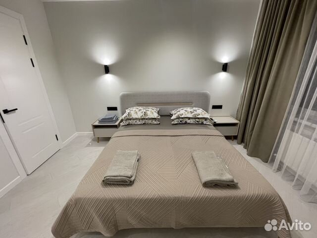 

1-к. квартира, 54 м², 2 кровати