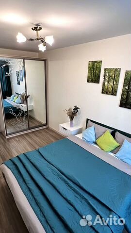 

1-к. квартира, 40 м², 2 кровати