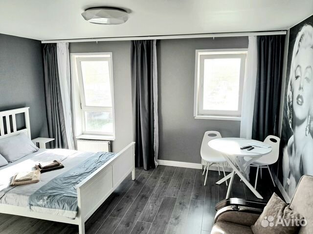 

Квартира-студия, 30 м², 2 кровати