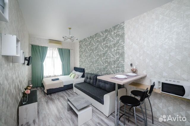 

Квартира-студия, 28 м², 2 кровати
