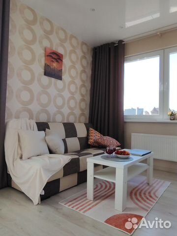 

1-к. квартира, 38 м², 2 кровати