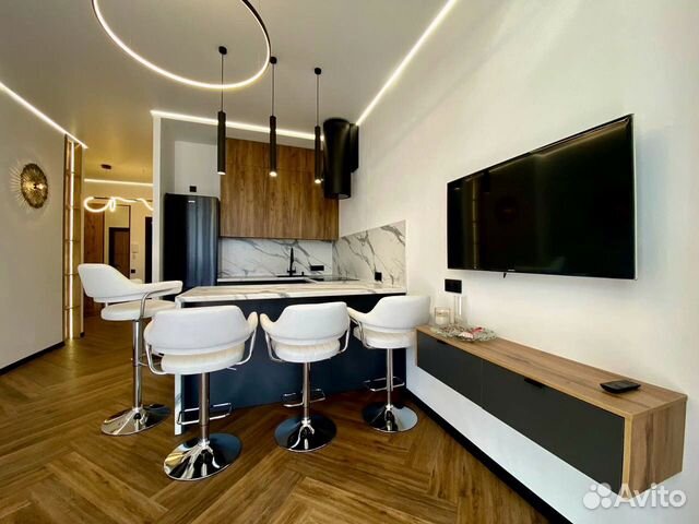 

1-к. квартира, 56 м², 2 кровати