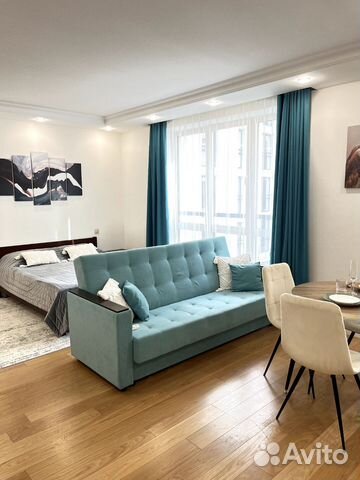 

Квартира-студия, 38 м², 2 кровати