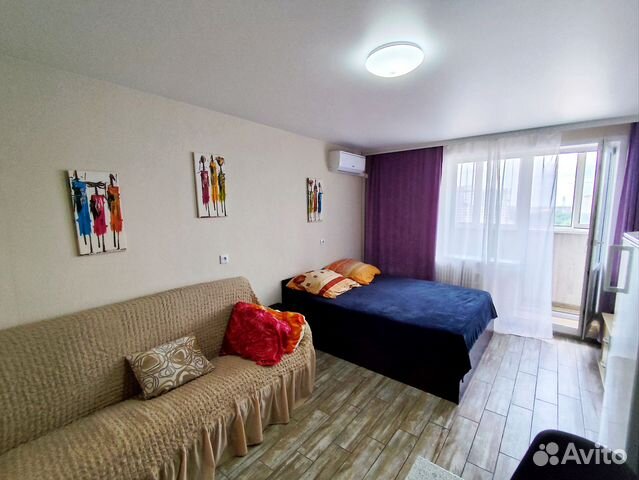 

Квартира-студия, 28 м², 2 кровати