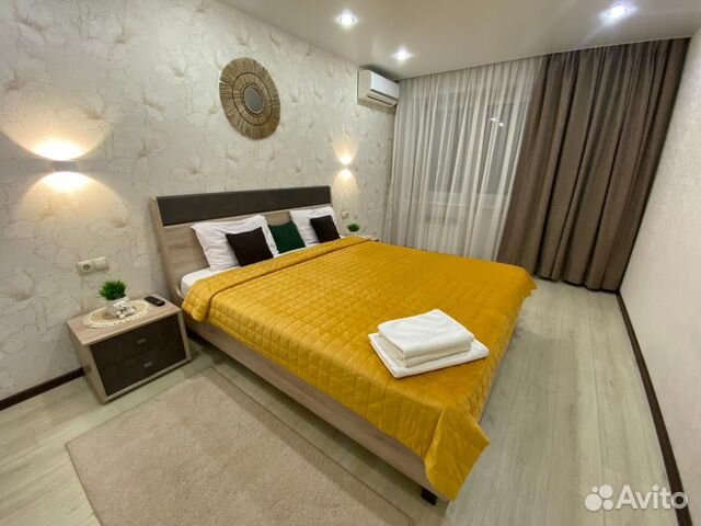 

1-к. квартира, 44 м², 2 кровати