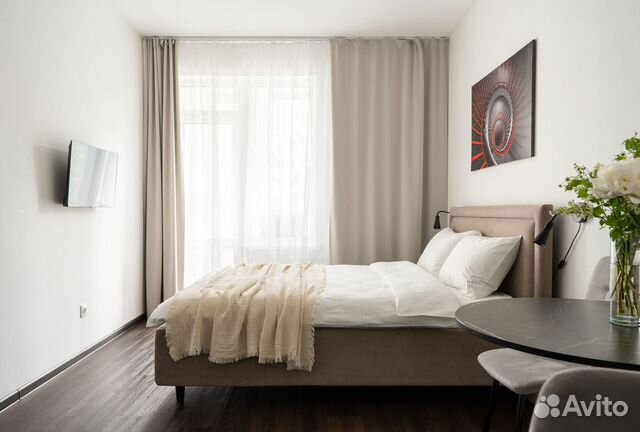 

Квартира-студия, 27 м², 1 кровать