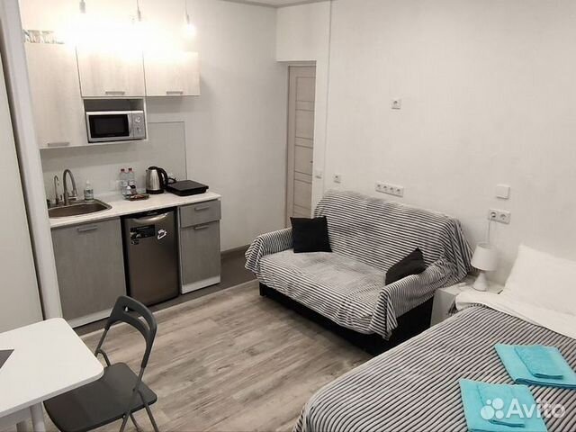 

Квартира-студия, 23 м², 2 кровати