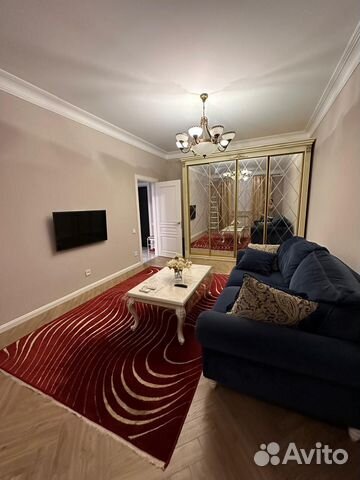 

1-к. квартира, 43,2 м², 2 кровати