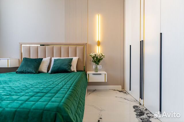 

1-к. квартира, 42 м², 2 кровати