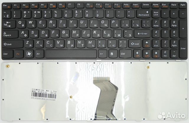Новая клавиатура Lenovo B570, V575, Z570 гарантия