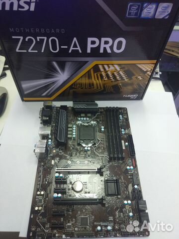 Материнская плата MSI Z270-A PRO LGA 1151