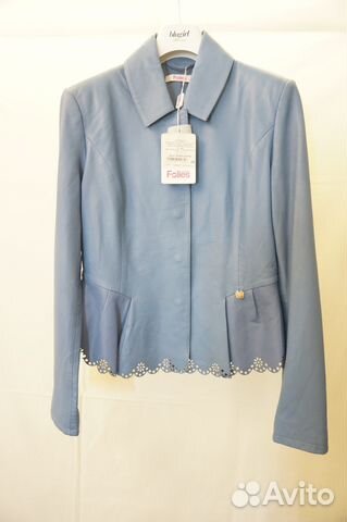 Куртка женская кожаная, Blumarine, новая