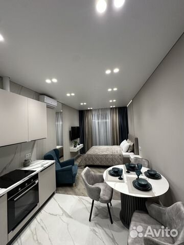 

Квартира-студия, 33 м², 2 кровати