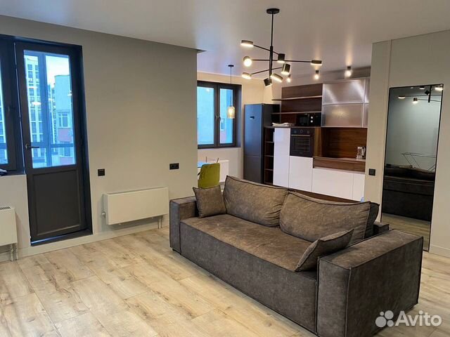 

Квартира-студия, 53 м², 2 кровати