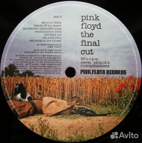 Pink floyd - The Final Cut 1983/2017 (Sealed LP)