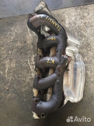 Коллектор выпуск transit 2.2