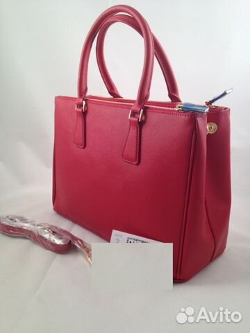 Женская кожаная сумка Prada арт.011-2