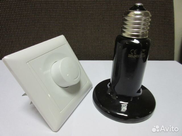Керамическая лампа для брудера (200w Е27) Керамическая лампа для брудера (200w Е27)