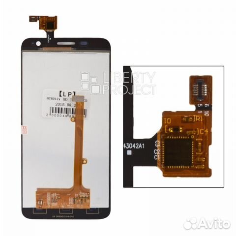 Дисплеи для Alcatel с тачскрином