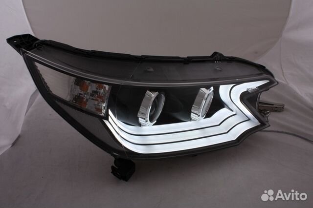 Фары тюнинг Honda CRV с 2012 года, черный корпус Фары тюнинг Honda CRV с 2012 года, черный корпус