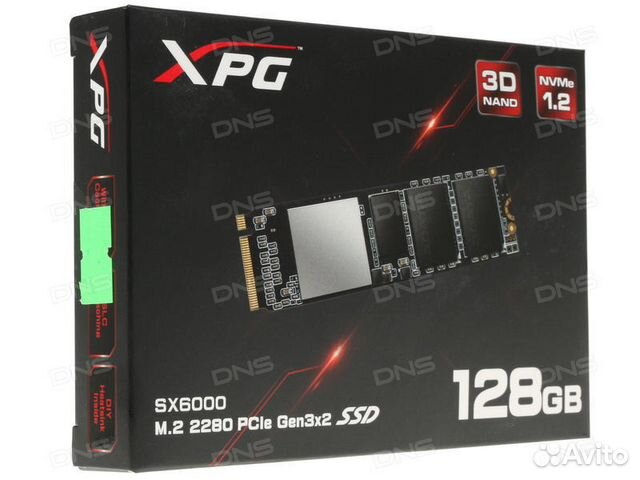 128 гб SSD M.2 накопитель A-Data XPG SX6000