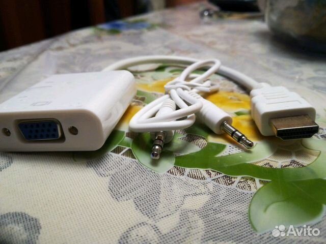 Hdmi vga переходник +аудио